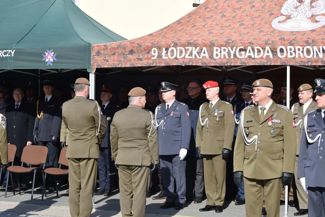 Łódzcy terytorialsi z nowym dowódcą