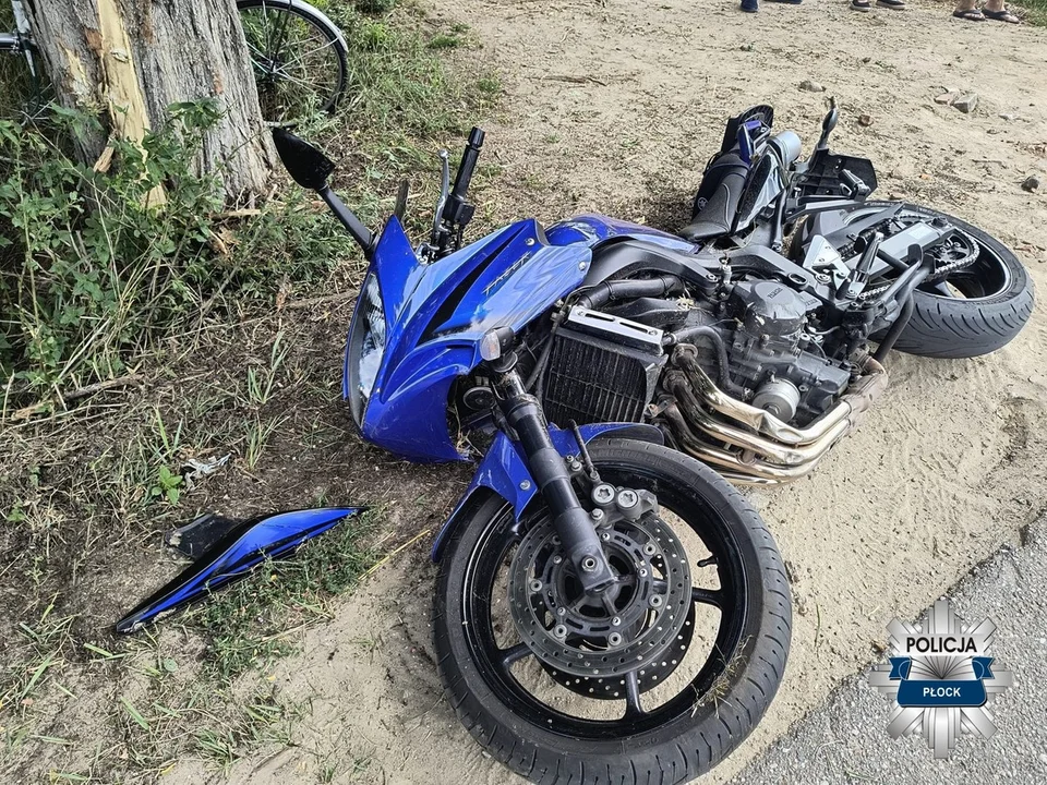 Groźny wypadek w regionie. 35-letni motocyklista ciężko ranny - Zdjęcie główne