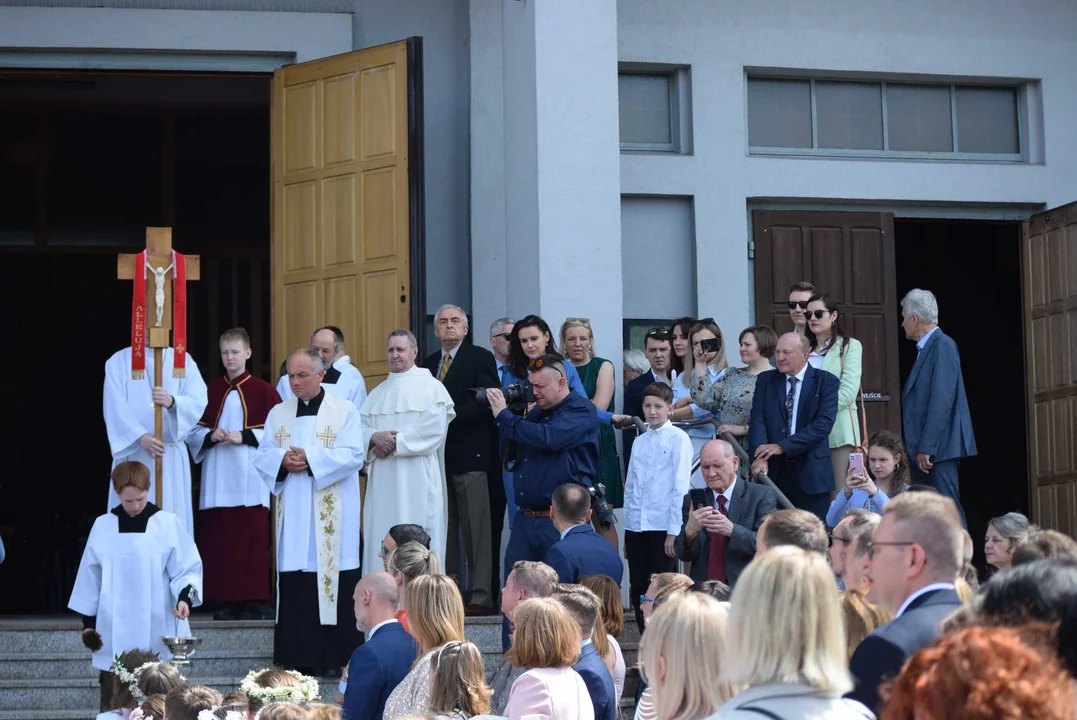 Pierwsza Komunia Święta w parafii pw. Chrystusa Króla w Łodzi