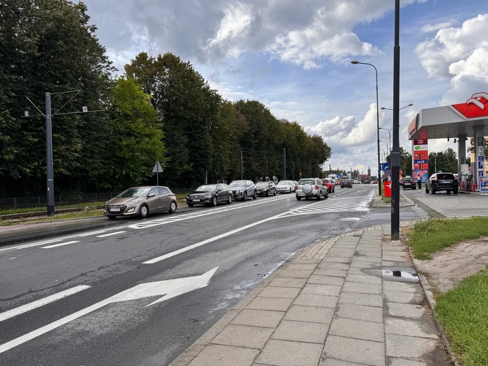 Korek przy ul. Łódzkiej w Zgierzu