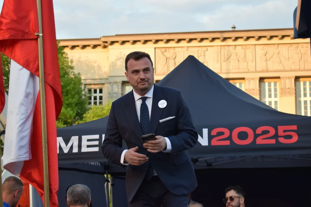 Sławomir Mentzen w Łodzi