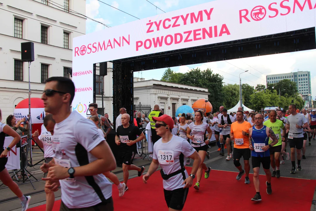 21. Bieg Ulicą Piotrkowską Rossmann Run w Łodzi