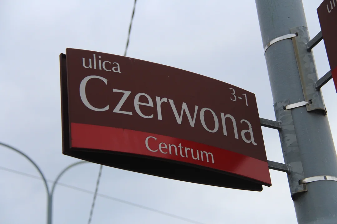 Ulica Czerwona zamknięta dla ruchu samochodowego