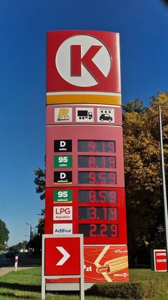 Ceny paliw w Bełchatowie