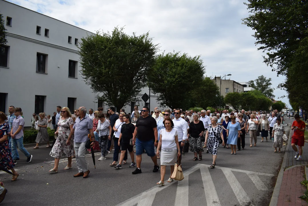 procesja Bożego Ciała w parafii Matki Bożej Dobrej Rady w Zgierzu