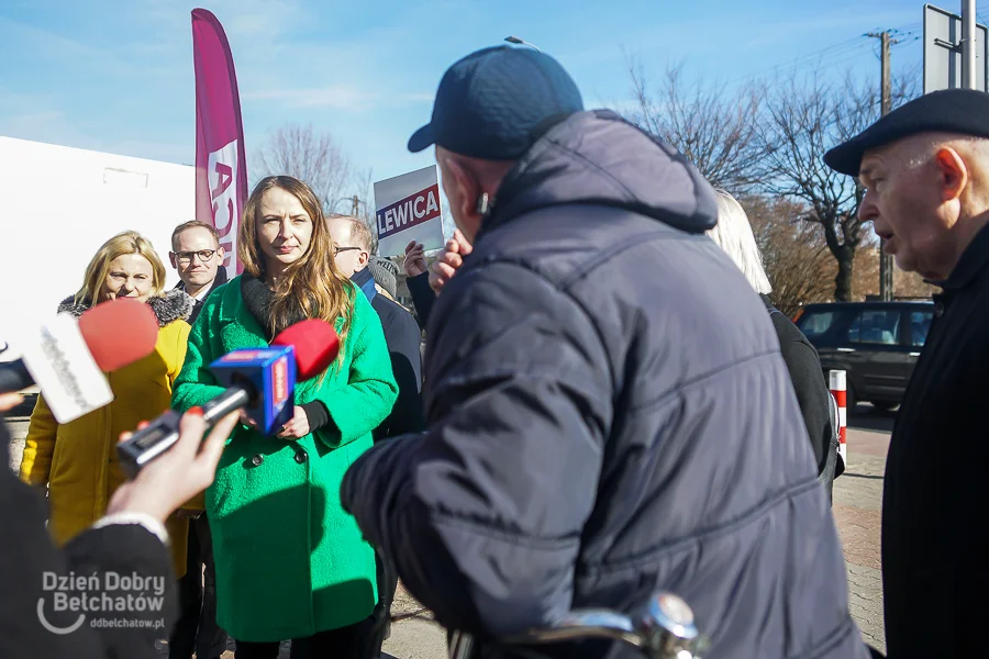 Lewica o emeryturach, budżecie i odkrywce w... „Złotowie”. Gorąca dyskusja przy bełchatowskim targowisku [FOTO] - Zdjęcie główne