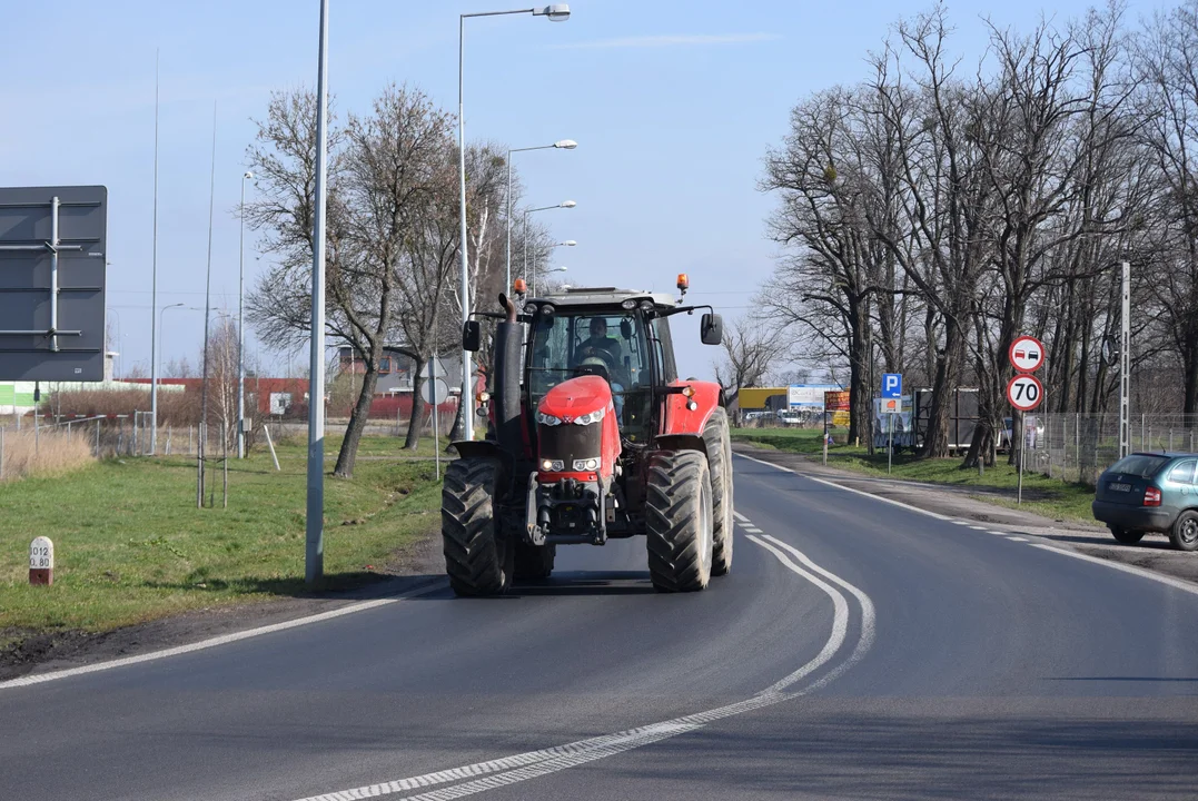 Protest rolników w Łódzkiem