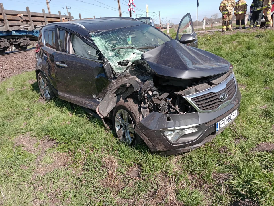 Wypadek z udziałem pociągu