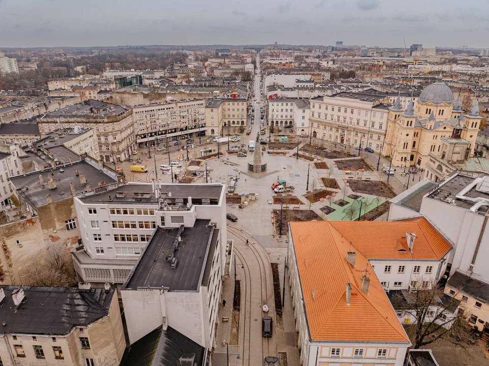 Koniec remontu placu Wolności w Łodzi