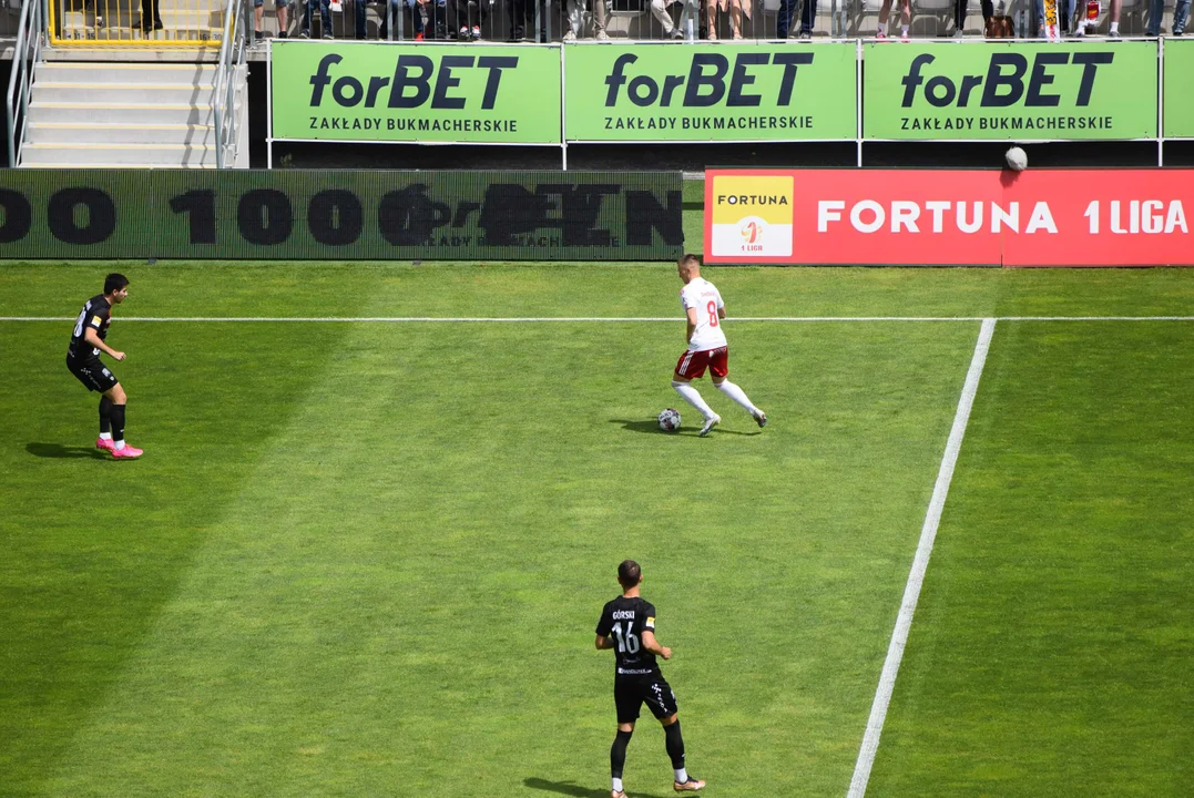 Piłkarskie starcie ŁKS Łódź z Resovią - Stadion Króla 21.05.2023