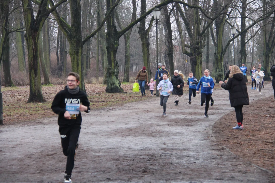 Pączek Run 2024 w parku Poniatowskiego w Łodzi