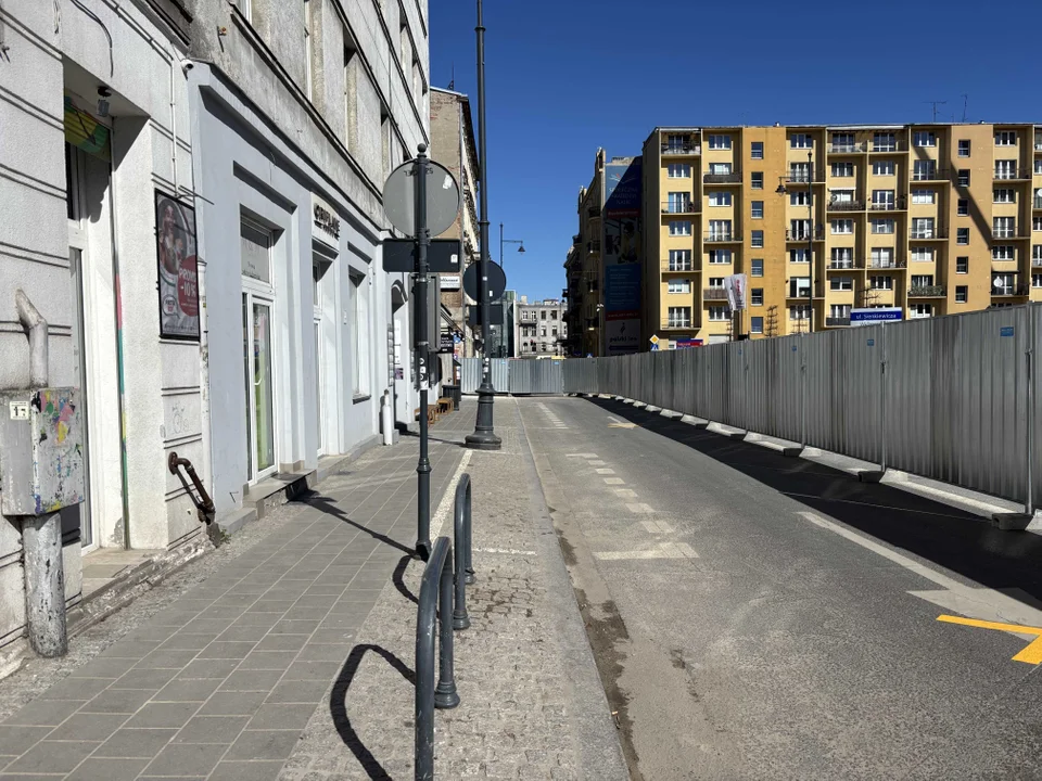 Budowa Kolei Dużych Prędkości przy ul. Sienkiewicza
