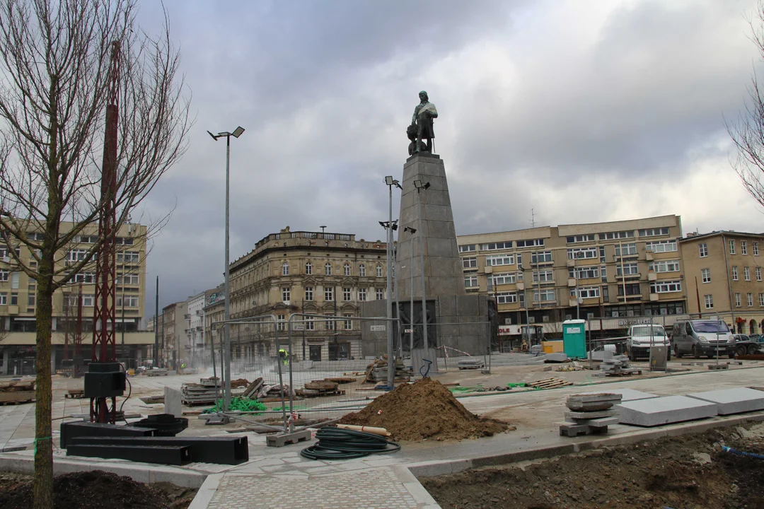 Dobiega końca przebudowa placu Wolności w Łodzi