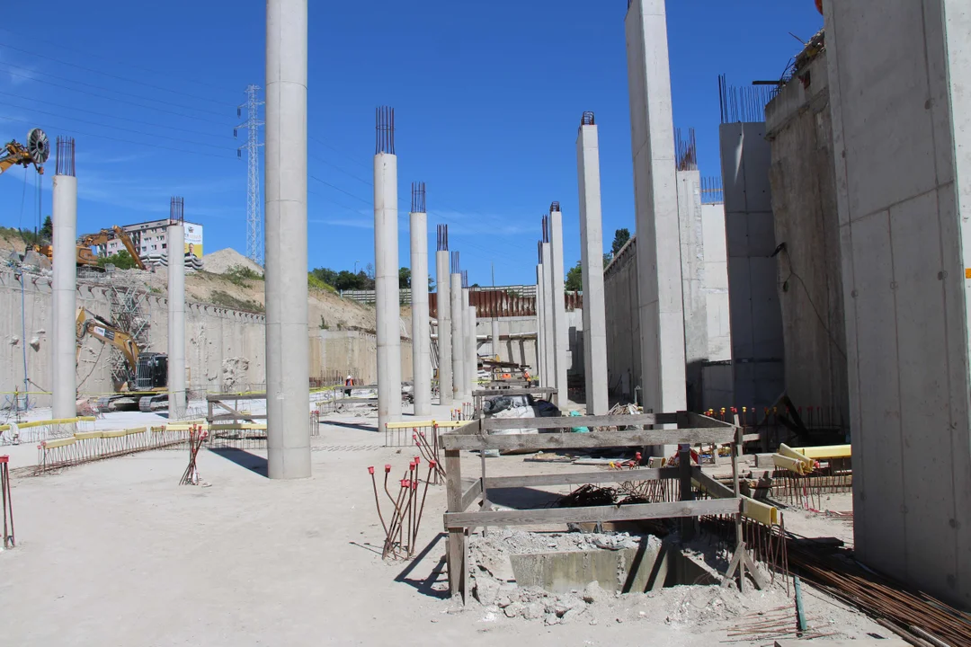 Trwa budowa tunelu kolejowego pod Łodzią - odcinek do przystanku Łódź Koziny