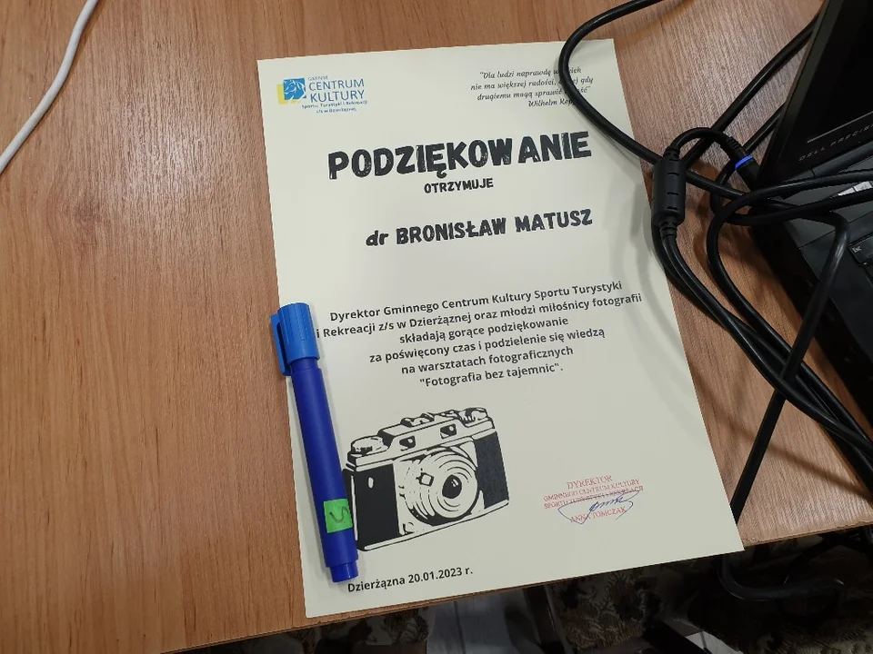 Warsztaty fotograficzne w Dzierżąznej