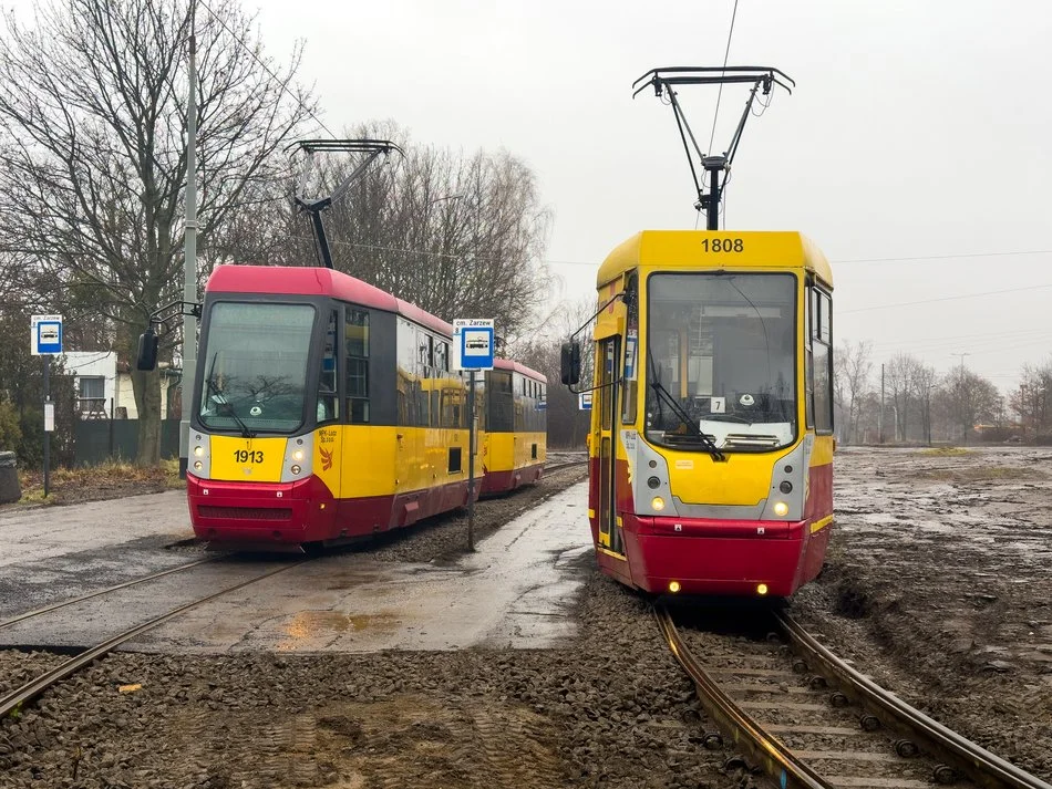 Remont ważnej krańcówki MPK Łódź zakończony. Tramwaje powróciły na swoje trasy [ZDJĘCIA] - Zdjęcie główne