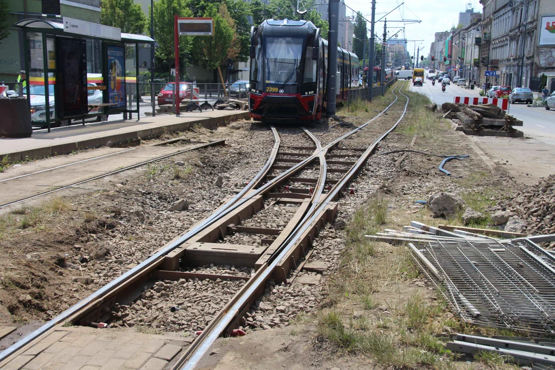 Utrudnienia po wykolejeniu tramwaju w Łodzi