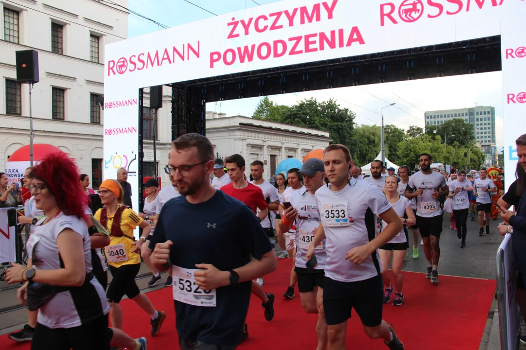 21. Bieg Ulicą Piotrkowską Rossmann Run w Łodzi