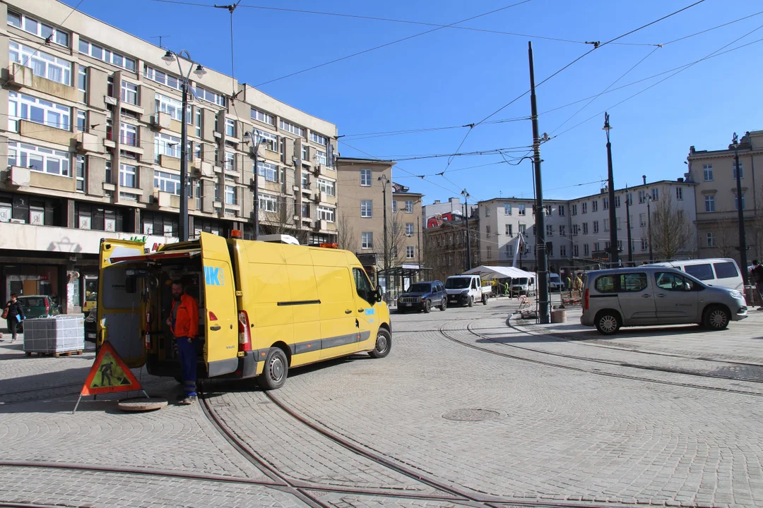 Tak wygląda plac Wolności w Łodzi na kilka dni przed oficjalnym otwarciem