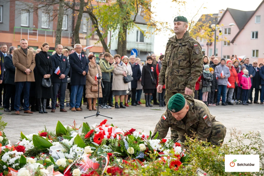 Mieszkańcy uczcili Święto Niepodległości. Zobacz, jak wyglądały obchody w Bełchatowie [FOTO] - Zdjęcie główne