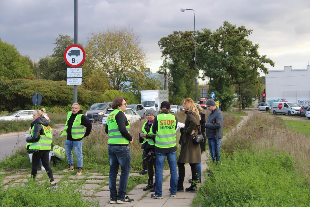 Protest mieszkańców Młynka - 15.10.2024 r.