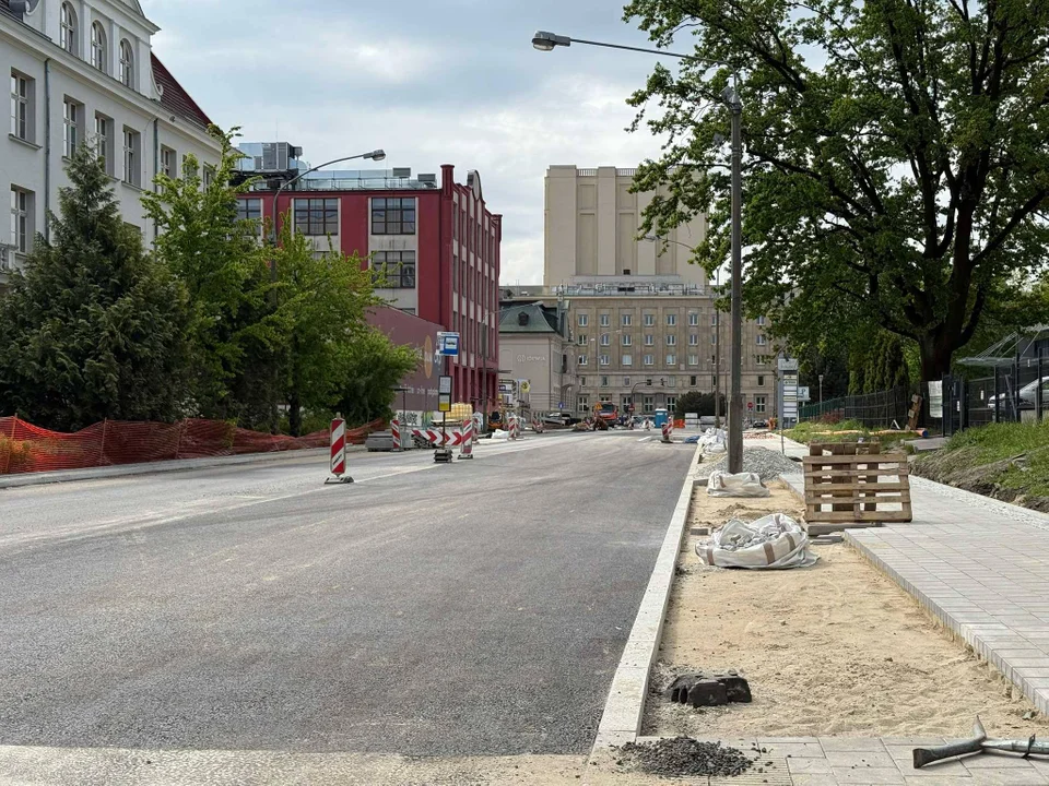 Remont ul. Sterlinga w Łodzi, 9 maja 2025 r.