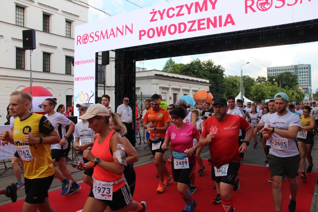 21. Bieg Ulicą Piotrkowską Rossmann Run w Łodzi