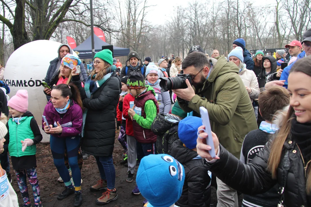 Pączek Run 2024 w parku Poniatowskiego w Łodzi