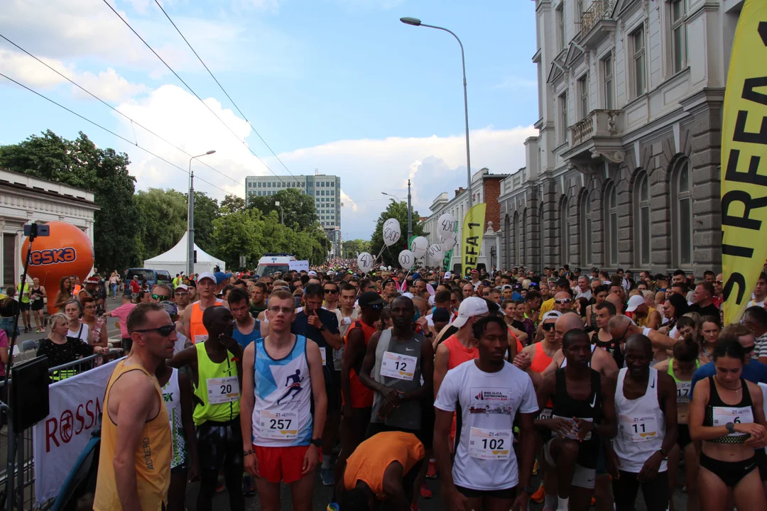 21. Bieg Ulicą Piotrkowską Rossmann Run w Łodzi