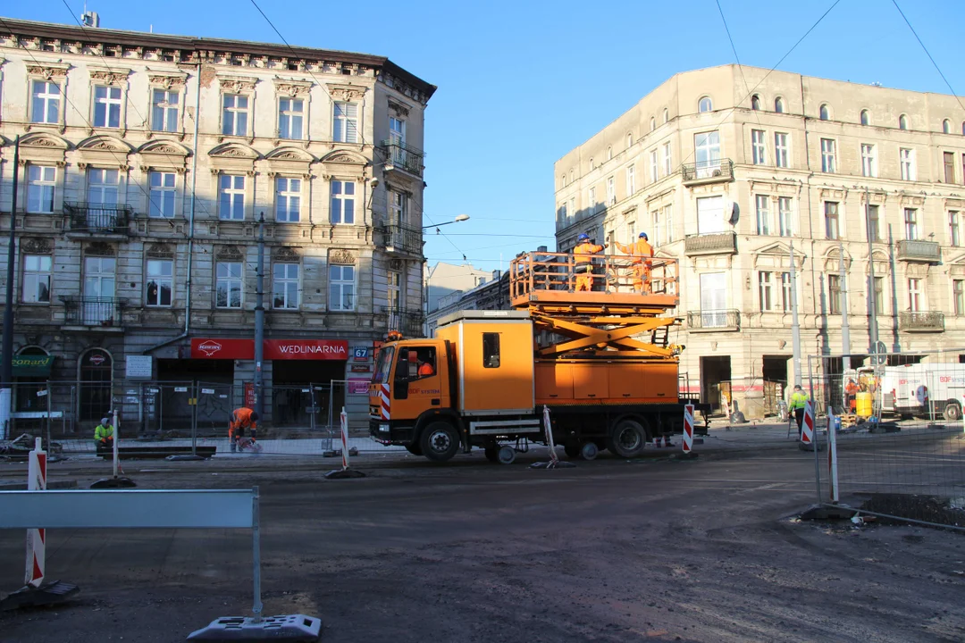 Utrudnienia dla podróżnych na Zachodniej w Łodzi