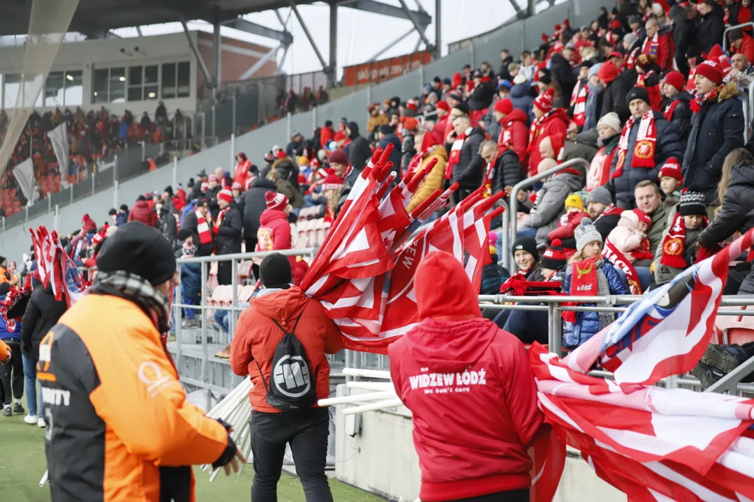 Mecz Widzew – Cracovia, Łódź 9 lutego 2025 r.