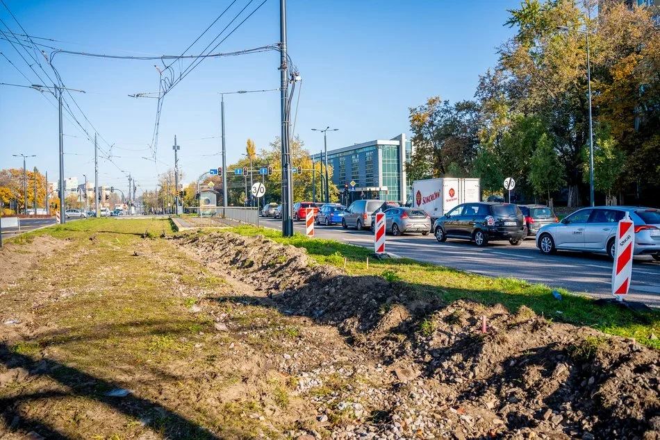 Trwa remont kolejnego odcinka alei Śmigłego-Rydza