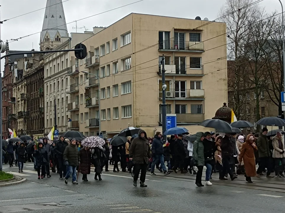 Marsz papieski w Łodzi. Setki łodzian ruszyło ulicami miasta [zdjęcia]