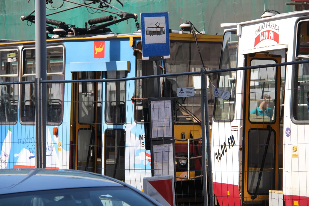 Utrudnienia po wykolejeniu tramwaju w Łodzi