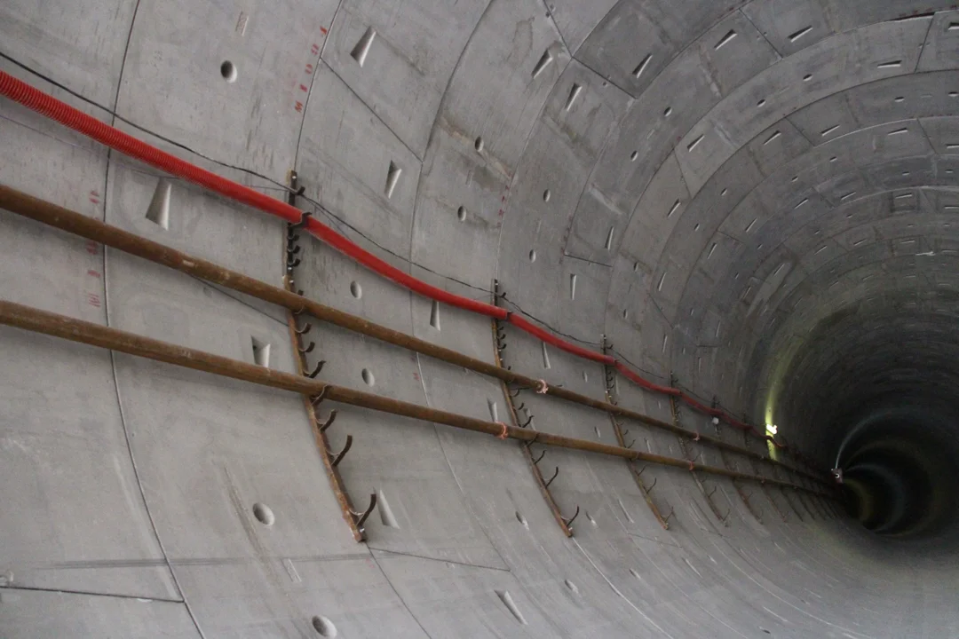 Trwa budowa tunelu kolejowego pod Łodzią - odcinek do przystanku Łódź Koziny