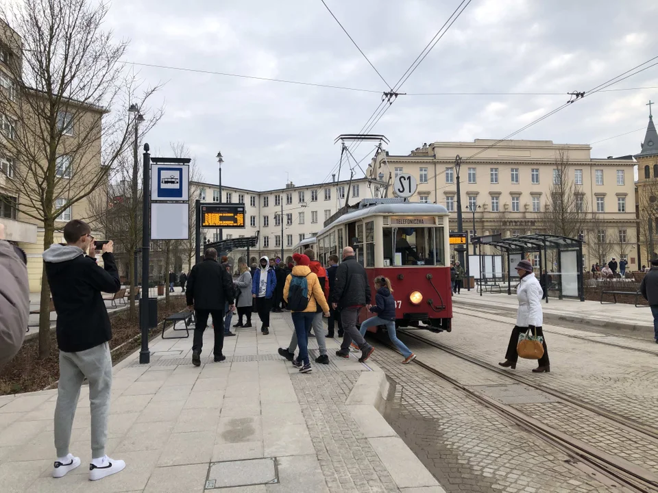 Otwarcie placu Wolności w Łodzi