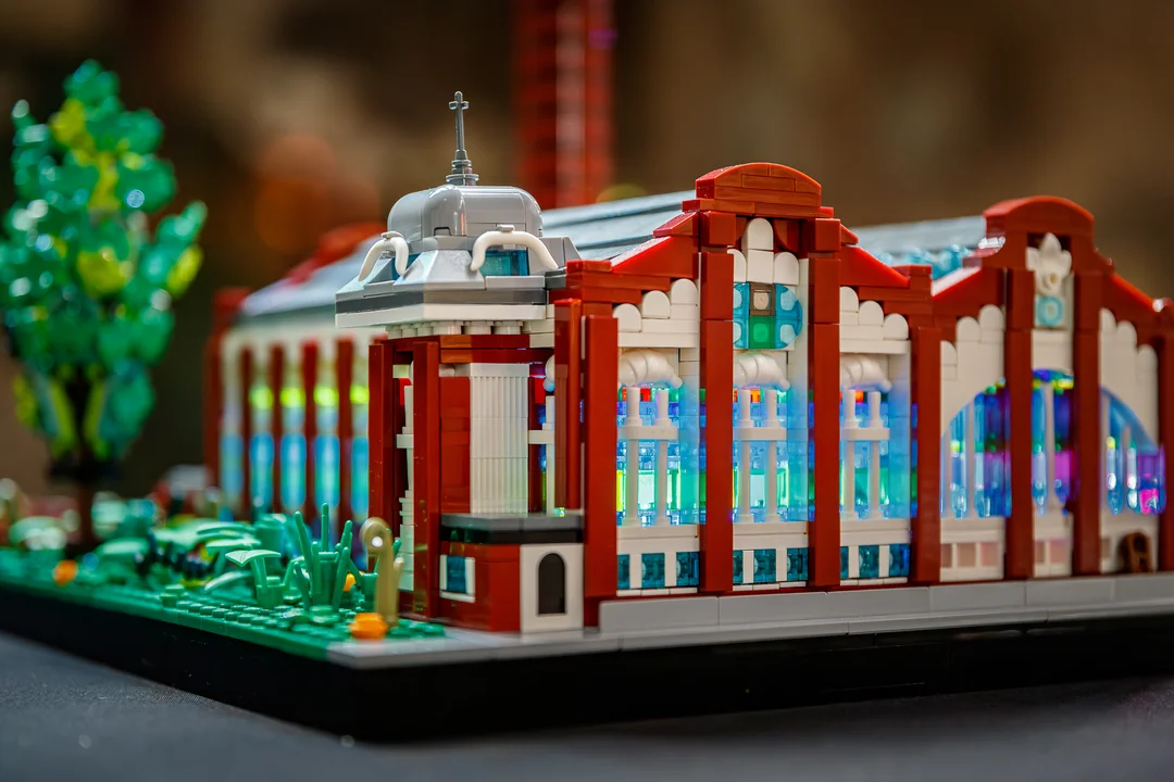 Elektrownia Scheiblera z klocków LEGO. Autor modelu: Michał Duda