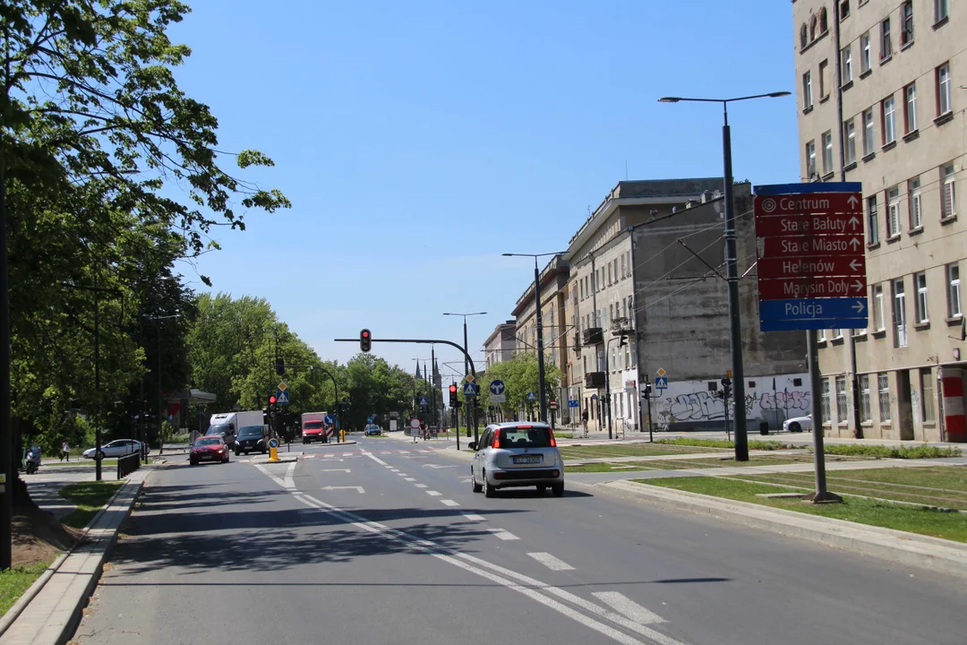 Koniec przebudowy ulicy Wojska Polskiego w Łodzi