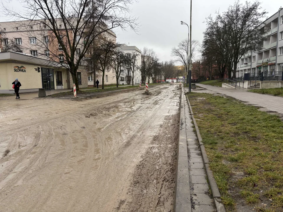 Remont ulicy Boya-Żeleńskiego w Łodzi