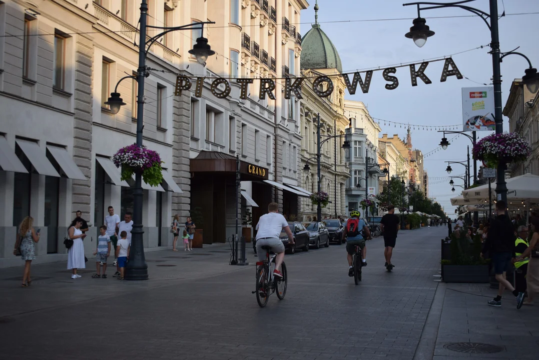 Tłumy na Piotrkowskiej