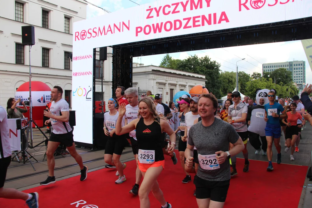 21. Bieg Ulicą Piotrkowską Rossmann Run w Łodzi