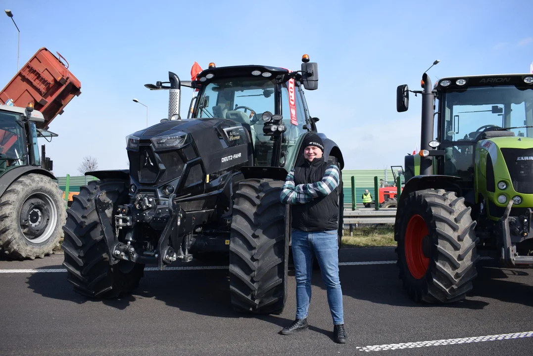 Protest rolników w Łódzkiem