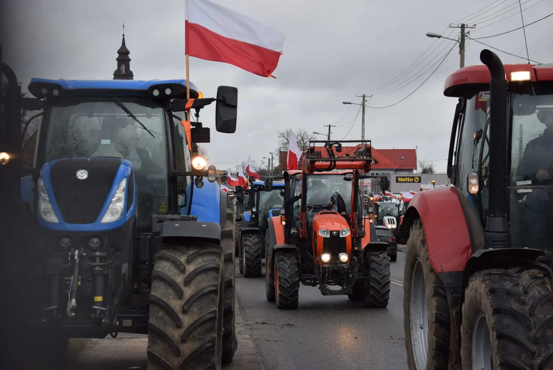 Protest rolników w Łódzkiem