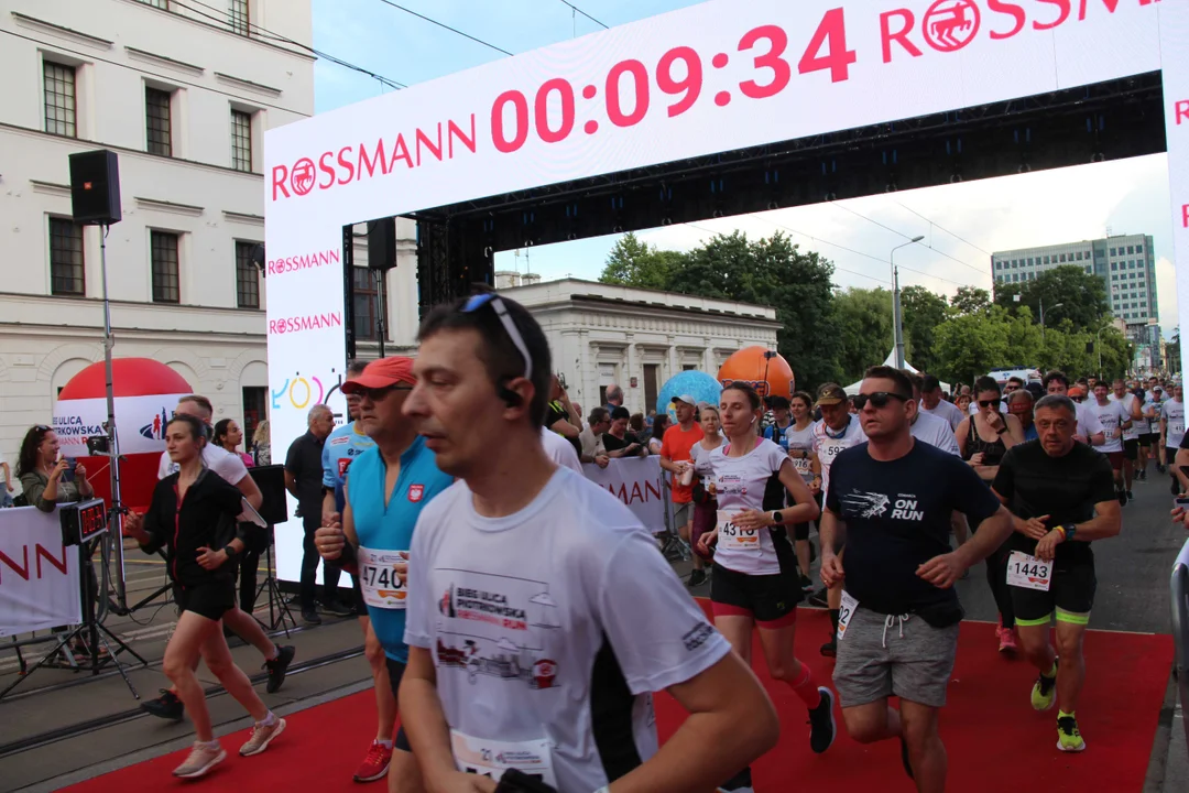 21. Bieg Ulicą Piotrkowską Rossmann Run w Łodzi