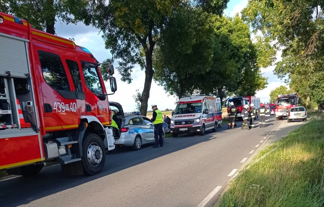 Wypadek z udziałem dwóch nastolatek. Auto w rowie, młoda dziewczyna zabrana do szpitala [ZDJĘCIA] - Zdjęcie główne