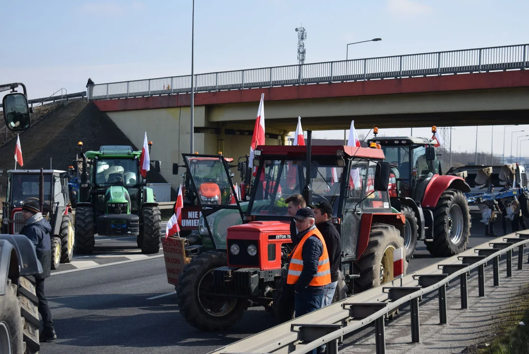 Protest rolników w Łódzkiem