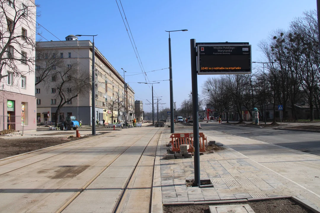 Tramwaje MPK Łódź wracają na Wojska Polskiego