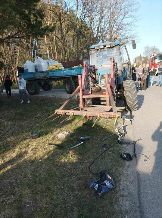 Wypadek w powiecie sieradzkim