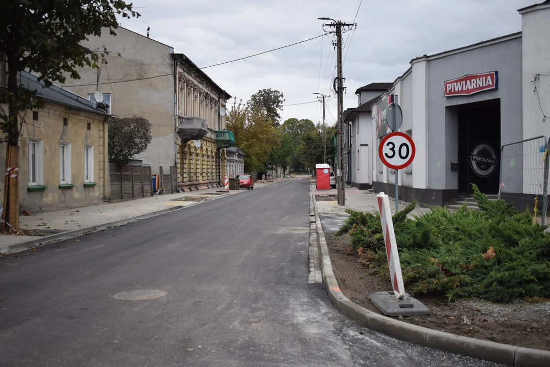 Remont ulicy Dąbrowskiego i Barlickiego w Zgierzu