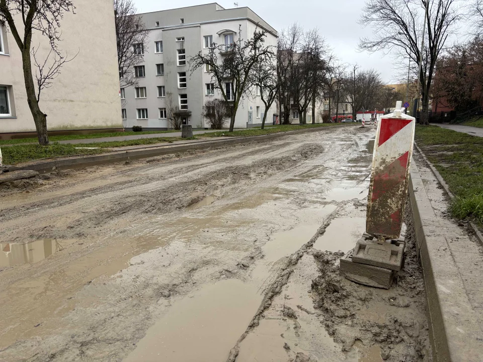 Remont ulicy Boya-Żeleńskiego w Łodzi